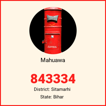 Mahuawa pin code, district Sitamarhi in Bihar