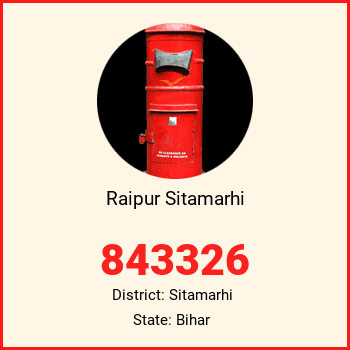 Raipur Sitamarhi pin code, district Sitamarhi in Bihar