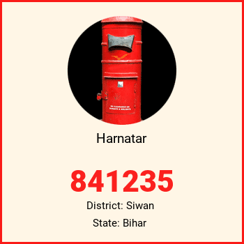 Harnatar pin code, district Siwan in Bihar