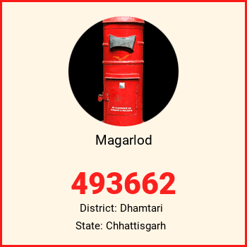 Magarlod pin code, district Dhamtari in Chhattisgarh