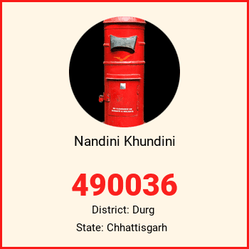 Nandini Khundini pin code, district Durg in Chhattisgarh