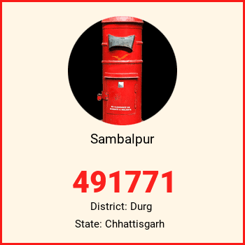 Sambalpur pin code, district Durg in Chhattisgarh