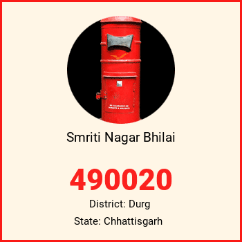 Smriti Nagar Bhilai pin code, district Durg in Chhattisgarh