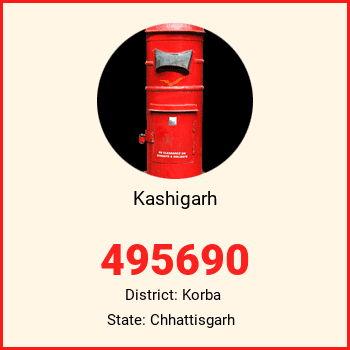 Kashigarh pin code, district Korba in Chhattisgarh