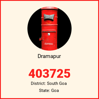 Dramapur pin code, district South Goa in Goa