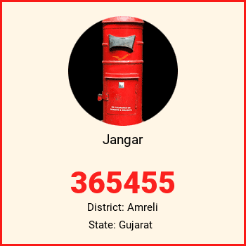 Jangar pin code, district Amreli in Gujarat