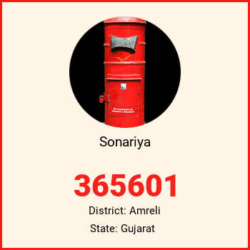 Sonariya pin code, district Amreli in Gujarat