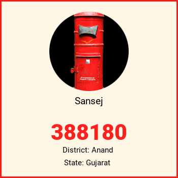 Sansej pin code, district Anand in Gujarat