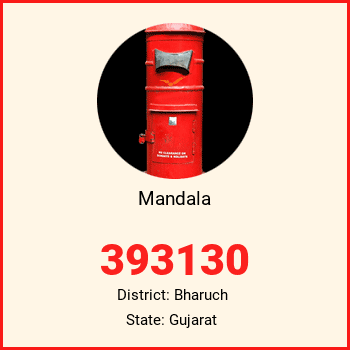 Mandala pin code, district Bharuch in Gujarat