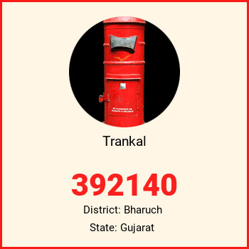 Trankal pin code, district Bharuch in Gujarat