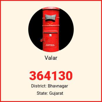 Valar pin code, district Bhavnagar in Gujarat