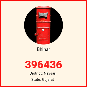 Bhinar pin code, district Navsari in Gujarat