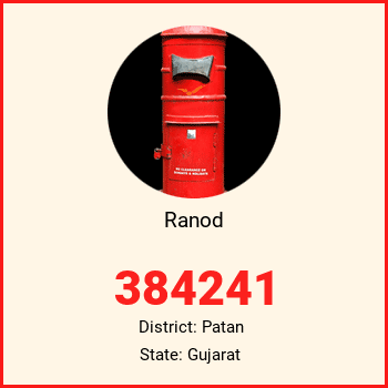 Ranod pin code, district Patan in Gujarat