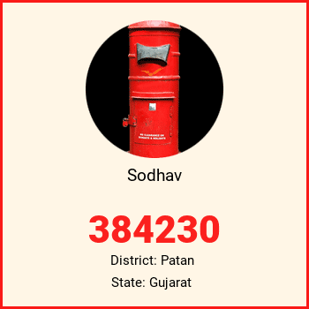 Sodhav pin code, district Patan in Gujarat
