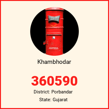 Khambhodar pin code, district Porbandar in Gujarat