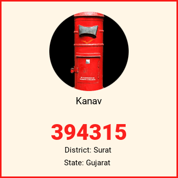 Kanav pin code, district Surat in Gujarat