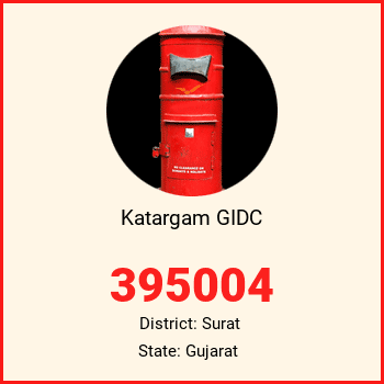 Katargam GIDC pin code, district Surat in Gujarat