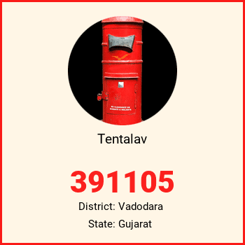 Tentalav pin code, district Vadodara in Gujarat
