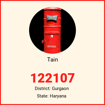 Tain pin code, district Gurgaon in Haryana