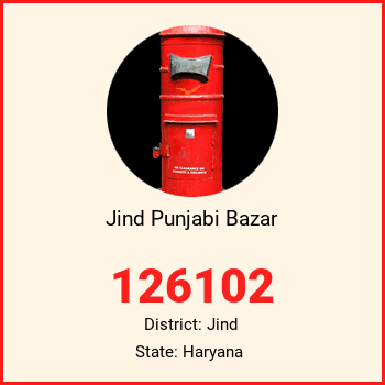 Jind Punjabi Bazar pin code, district Jind in Haryana