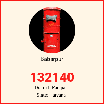 Babarpur pin code, district Panipat in Haryana