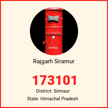 Rajgarh Siramur pin code, district Sirmaur in Himachal Pradesh