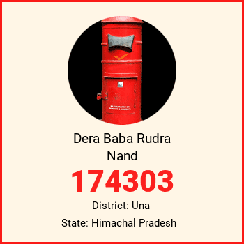 Dera Baba Rudra Nand pin code, district Una in Himachal Pradesh