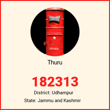 Thuru pin code, district Udhampur in Jammu and Kashmir