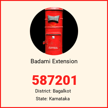 Badami Extension pin code, district Bagalkot in Karnataka