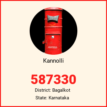 Kannolli pin code, district Bagalkot in Karnataka