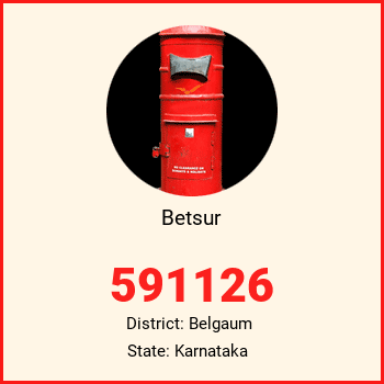 Betsur pin code, district Belgaum in Karnataka