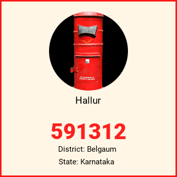 Hallur pin code, district Belgaum in Karnataka