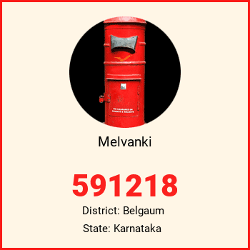 Melvanki pin code, district Belgaum in Karnataka
