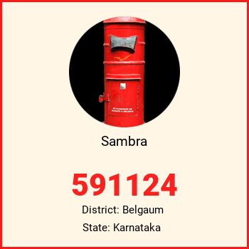 Sambra pin code, district Belgaum in Karnataka