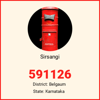 Sirsangi pin code, district Belgaum in Karnataka