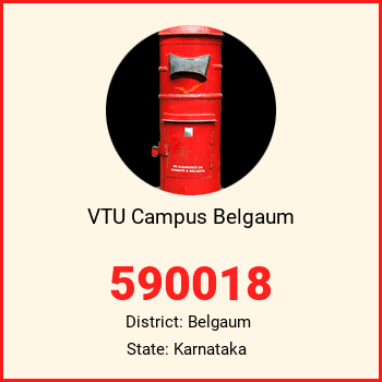 VTU Campus Belgaum pin code, district Belgaum in Karnataka