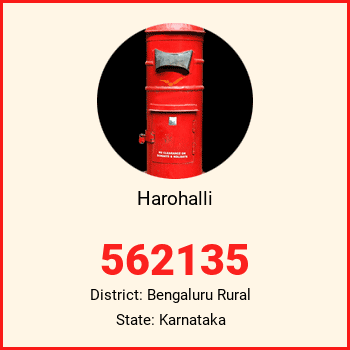 Harohalli pin code, district Bengaluru Rural in Karnataka