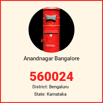 Anandnagar Bangalore pin code, district Bengaluru in Karnataka