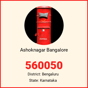 Ashoknagar Bangalore pin code, district Bengaluru in Karnataka