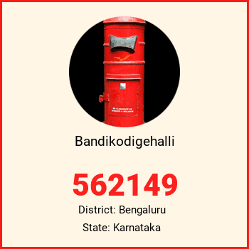 Bandikodigehalli pin code, district Bengaluru in Karnataka
