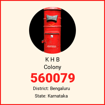 K H B Colony pin code, district Bengaluru in Karnataka
