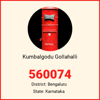 Kumbalgodu Gollahalli pin code, district Bengaluru in Karnataka
