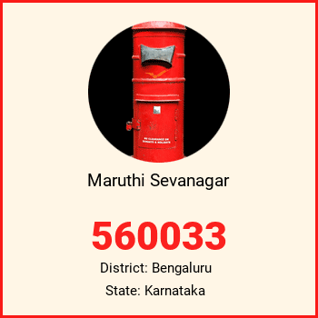 Maruthi Sevanagar pin code, district Bengaluru in Karnataka