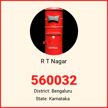 R T Nagar pin code, district Bengaluru in Karnataka