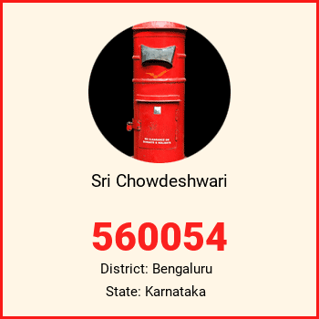 Sri Chowdeshwari pin code, district Bengaluru in Karnataka