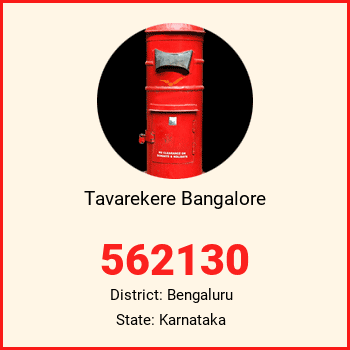Tavarekere Bangalore pin code, district Bengaluru in Karnataka