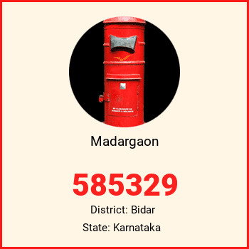 Madargaon pin code, district Bidar in Karnataka