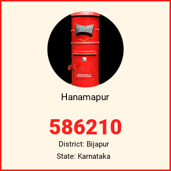 Hanamapur pin code, district Bijapur in Karnataka