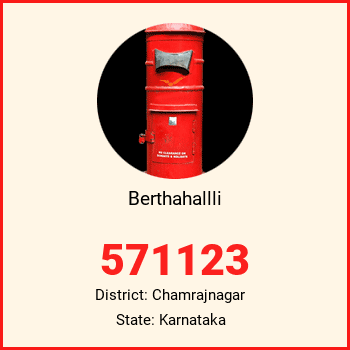 Berthahallli pin code, district Chamrajnagar in Karnataka