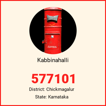 Kabbinahalli pin code, district Chickmagalur in Karnataka